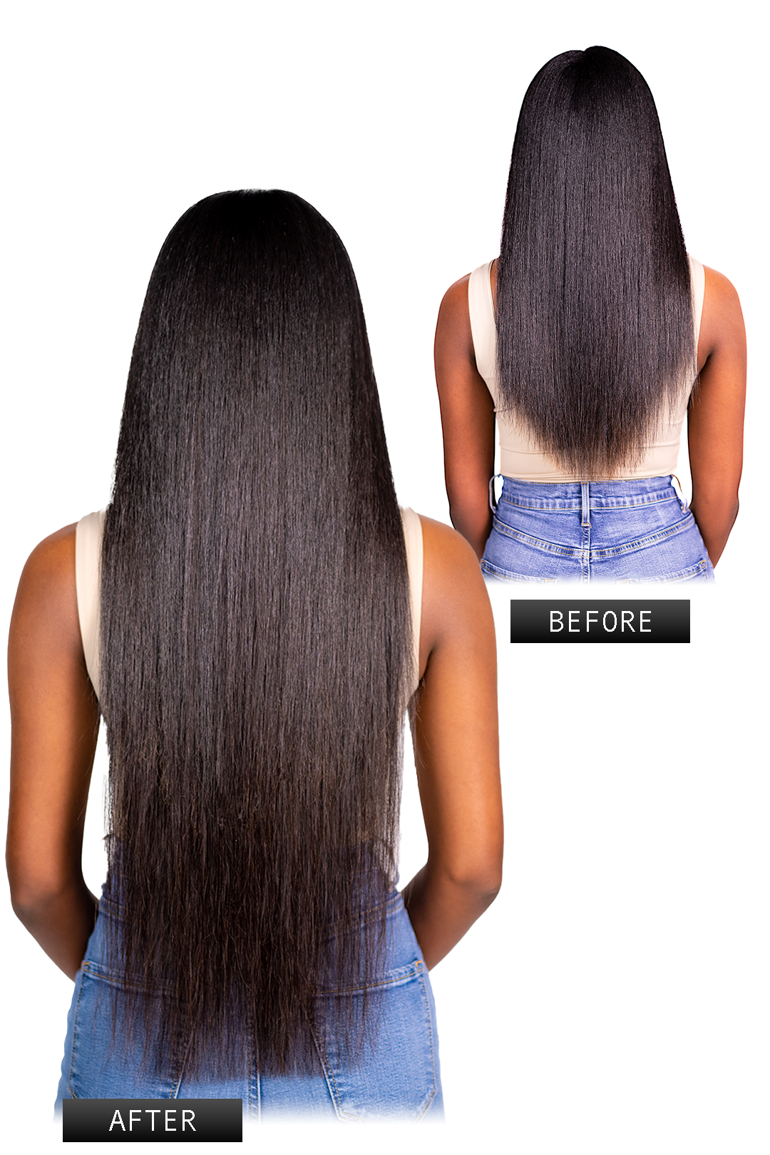 Silky Straight (1B) Seamless Clip-Ins