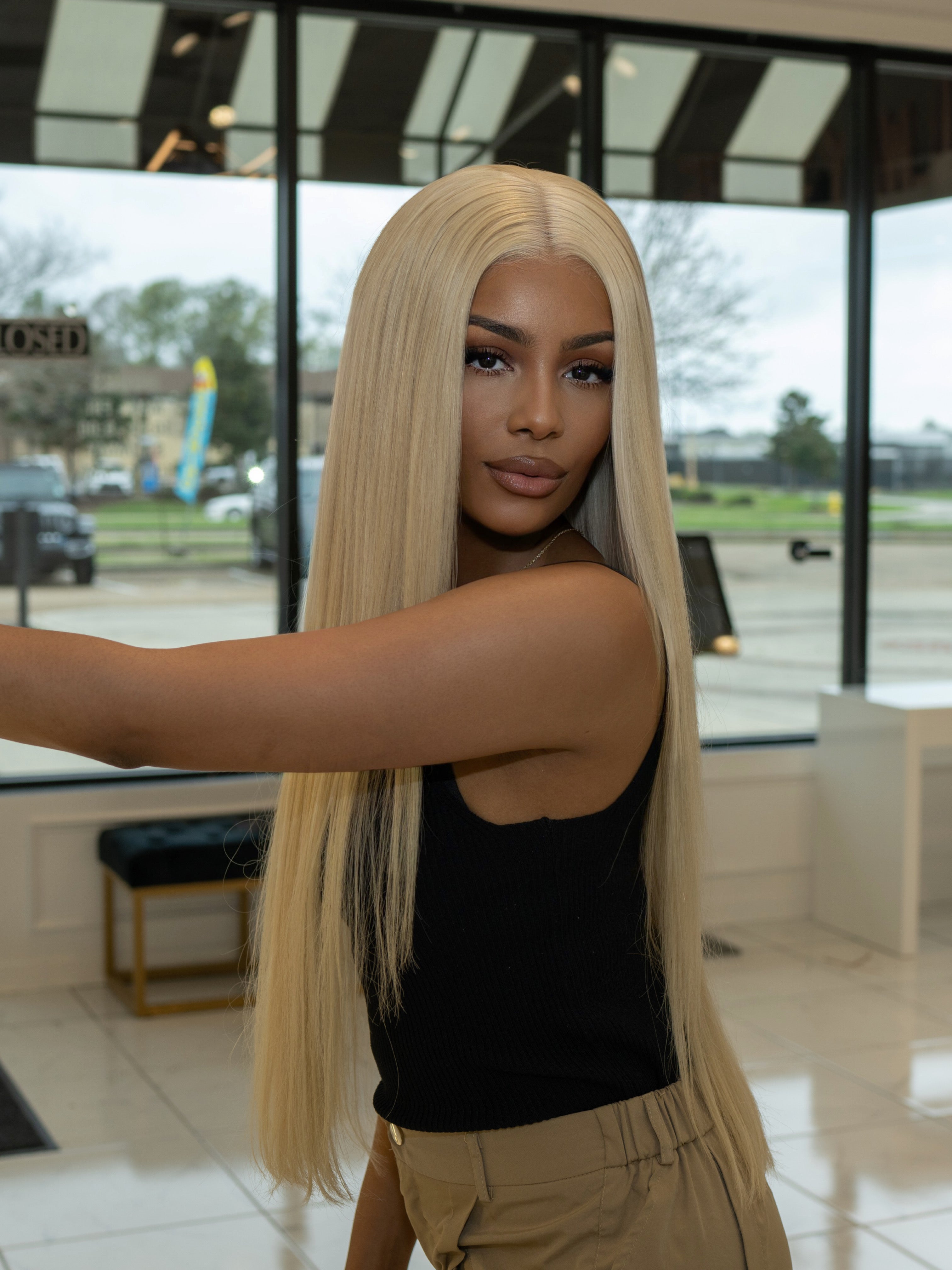 Caresha - Blonde 5x5 Glueless Wig