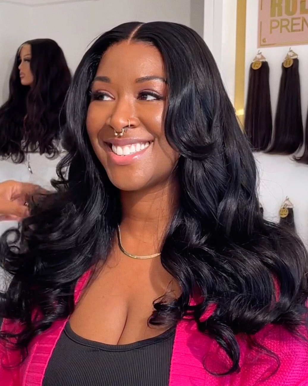 Michelle - Jet Black - Glueless 5x5 Closure Wig