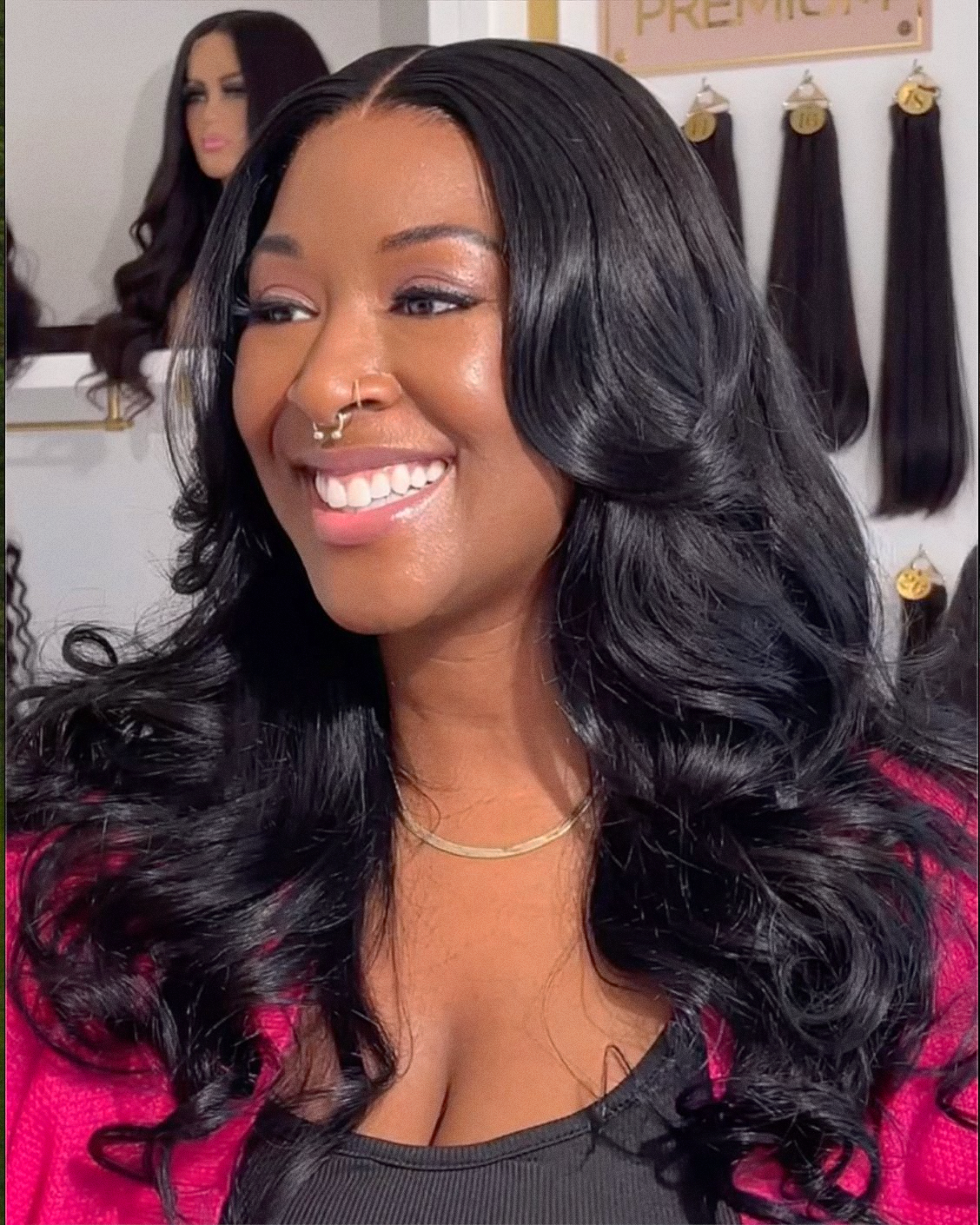 Michelle - Jet Black - Glueless 5x5 Closure Wig