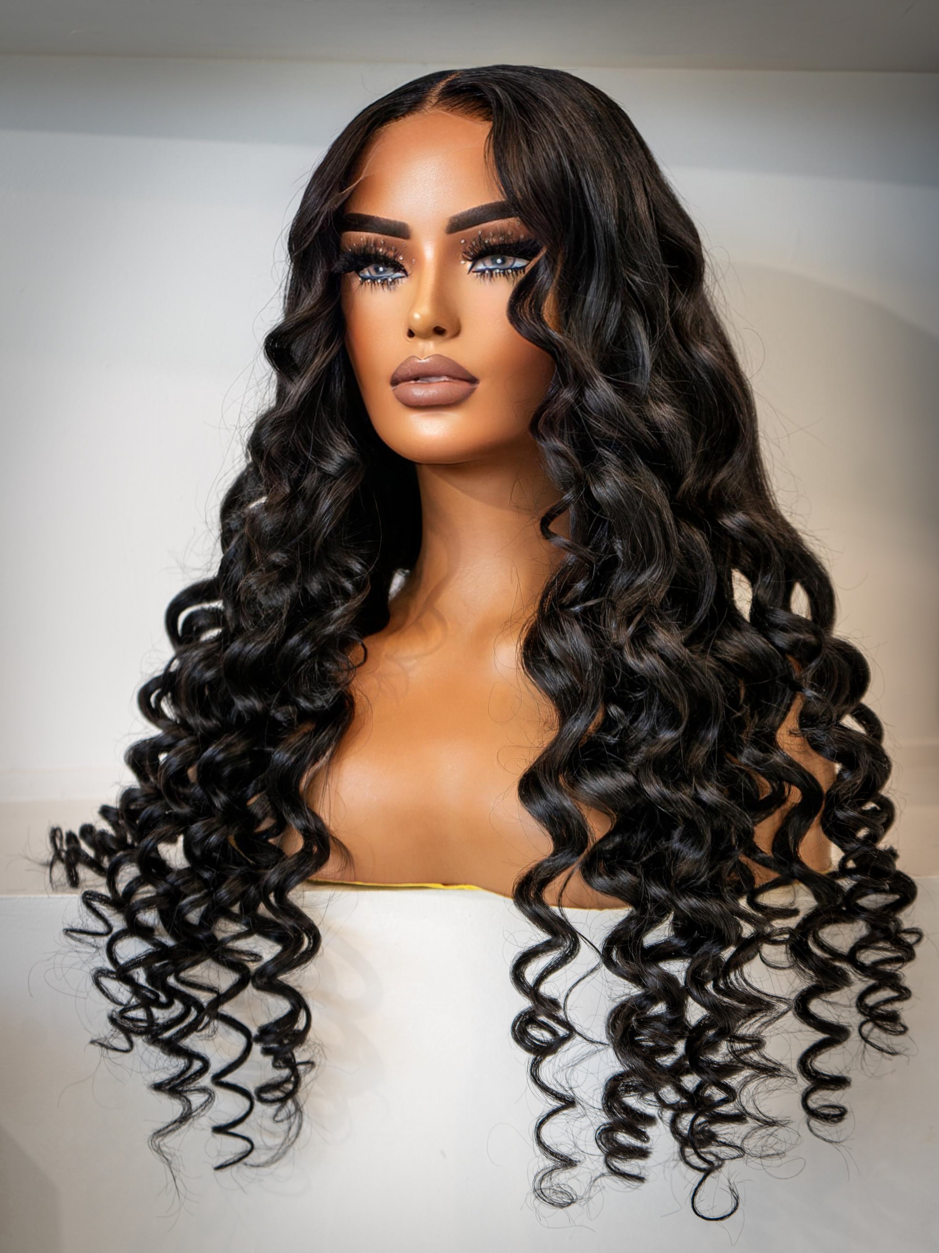 Raquel - Jet Black- Glueless 5x5 Closure Wig