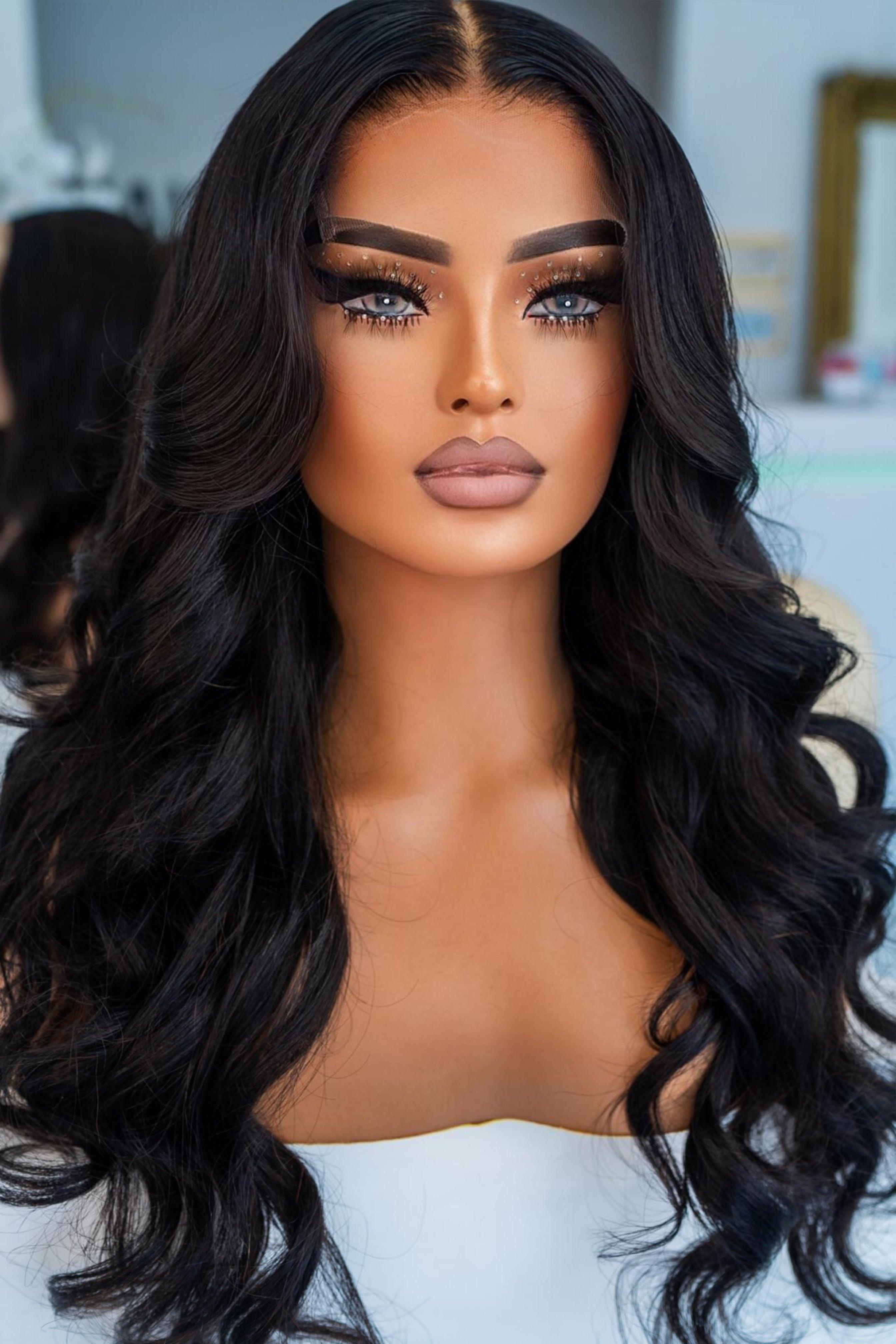 Michelle - Jet Black - Glueless 5x5 Closure Wig