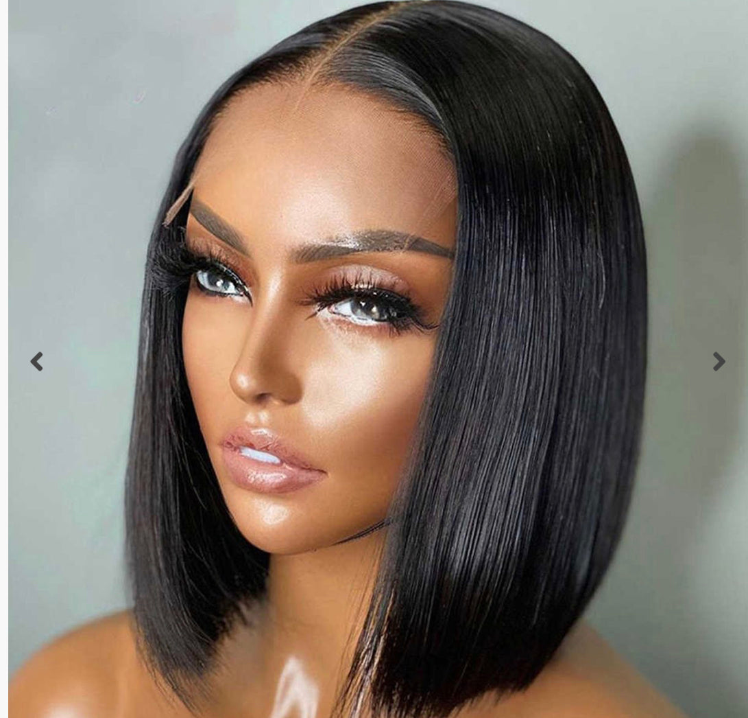 Jane - 12 inch 5x5 Blunt Bob Wig (Glueless)