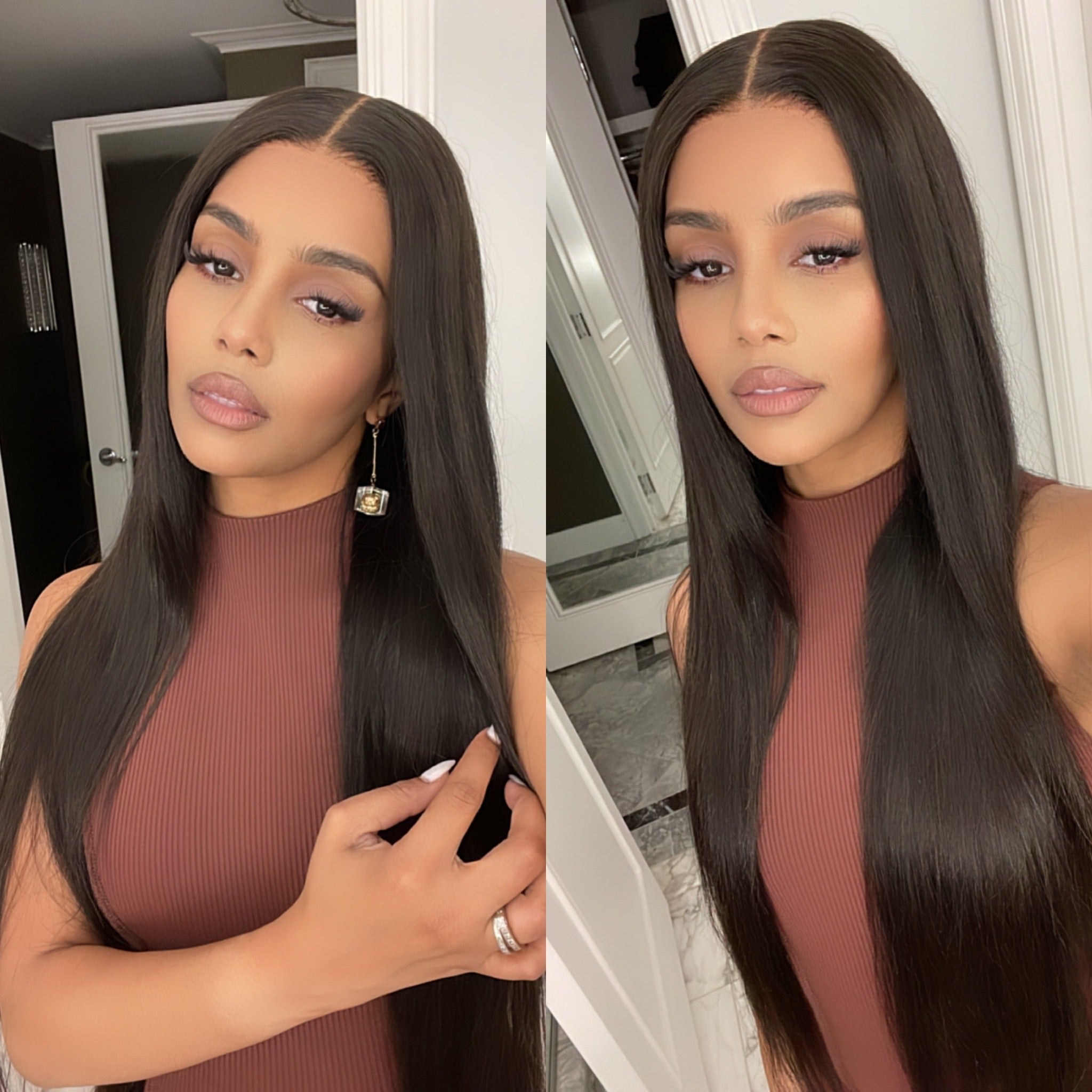 Silky Straight HD Frontal Wig - Max Volume