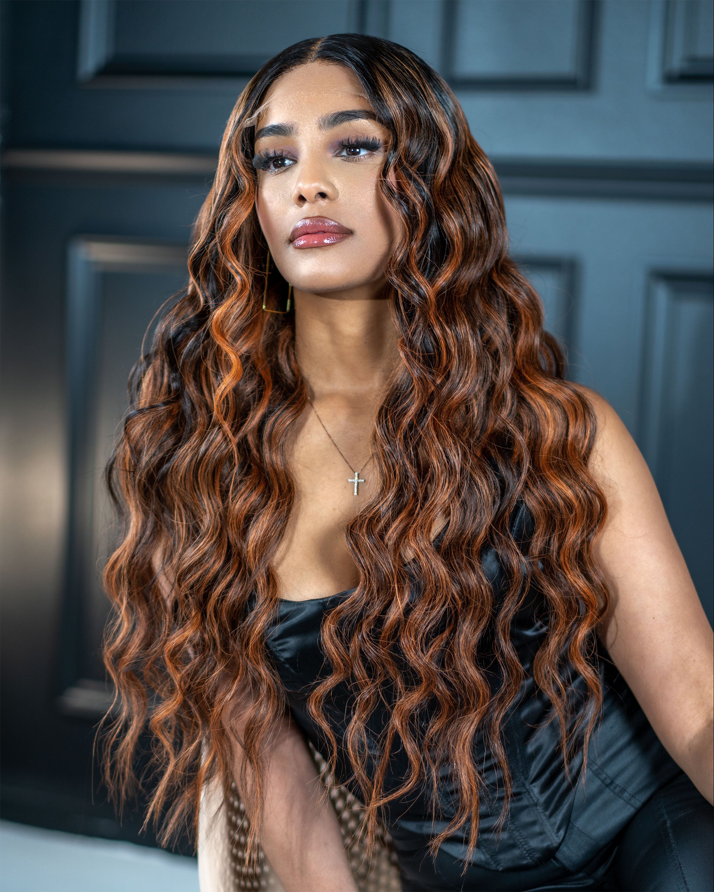 Auburn 5x5 HD Closure Wig - 180% Density