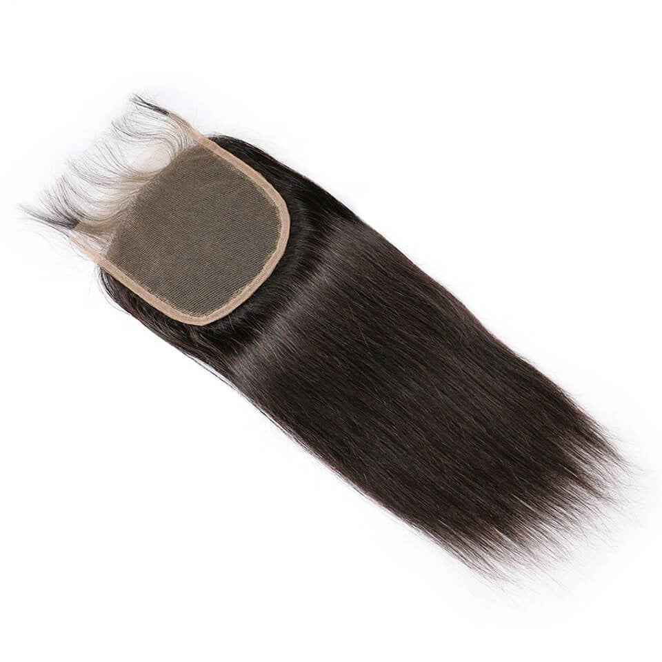 Straight Transparent Lace Closure