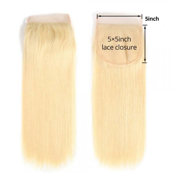 Pure Blonde - HD Lace 5x5 Closure